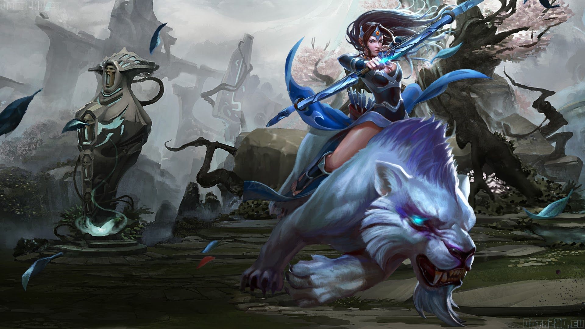 1920x1080 Phone wallpaper: Dota, Mirana (Dota 2), Video Game, Dota 2 337366