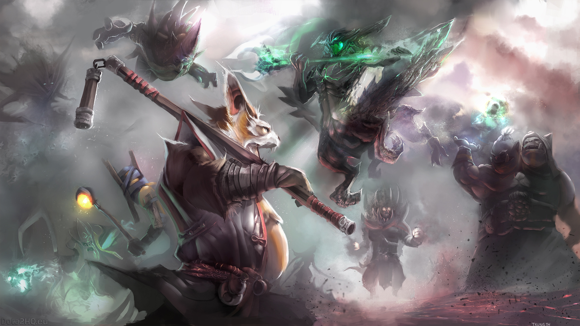 1920x1080 clash, dota art Wallpaper, HD Games 4K Wallpaper, Image and Background