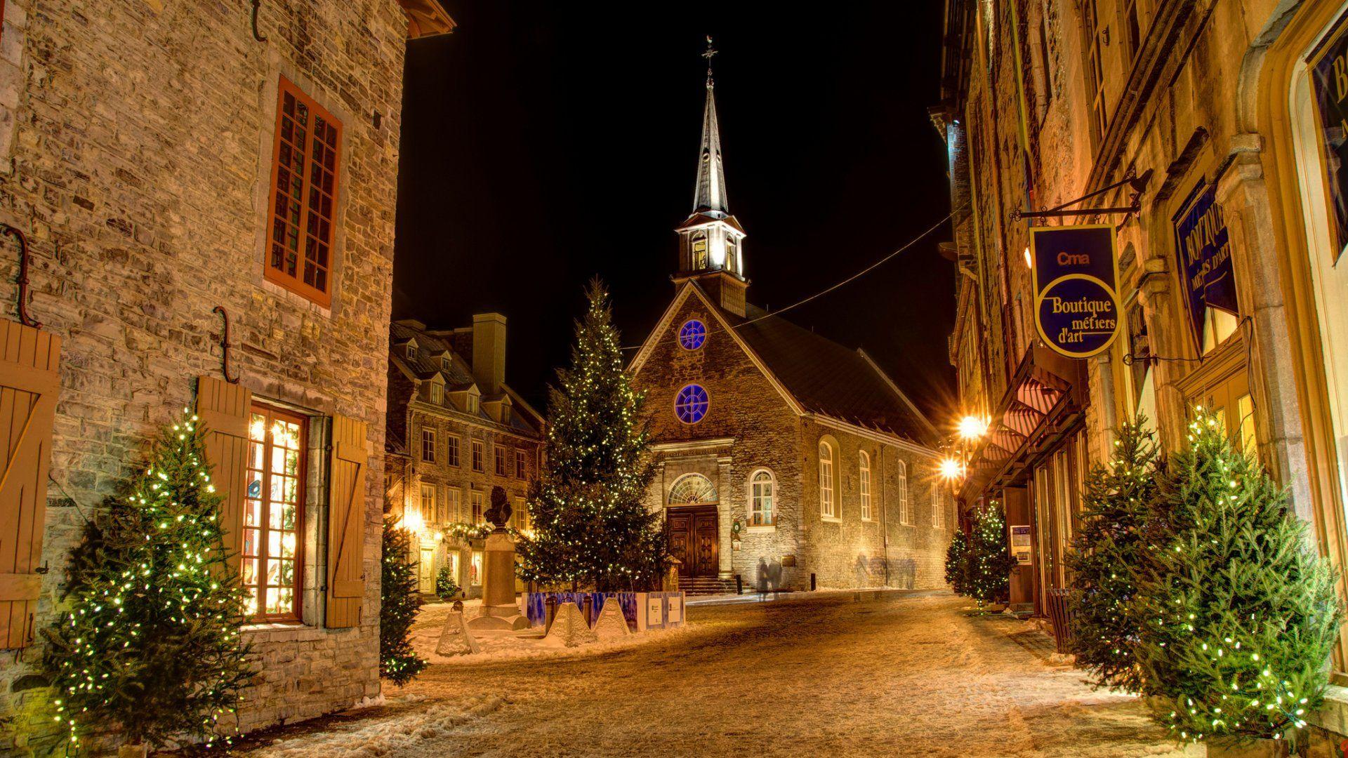 1920x1080 Download desktop wallpaper Canada Quebec Christmas 1920x1080