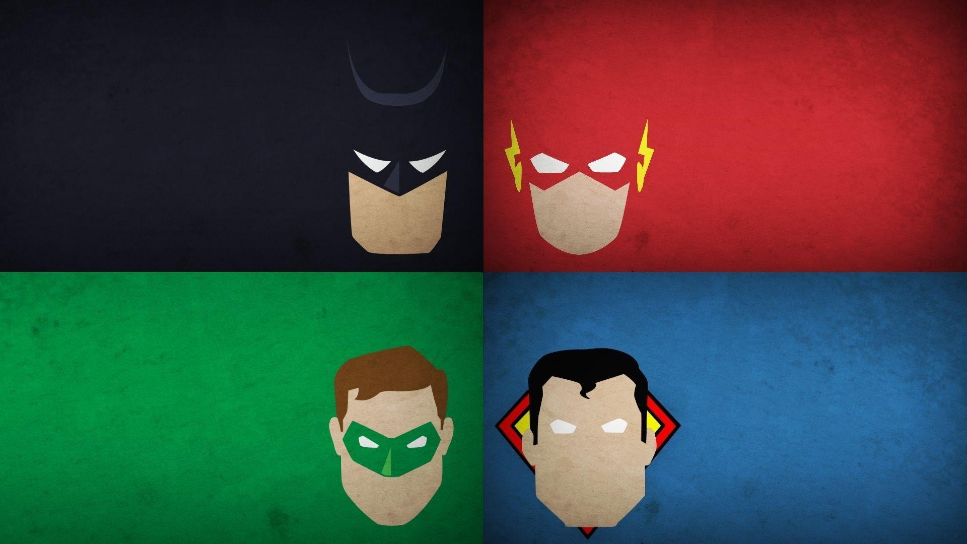 1920x1080 Batman Dc Comics Flash Superhero Green Lantern Justice League Of