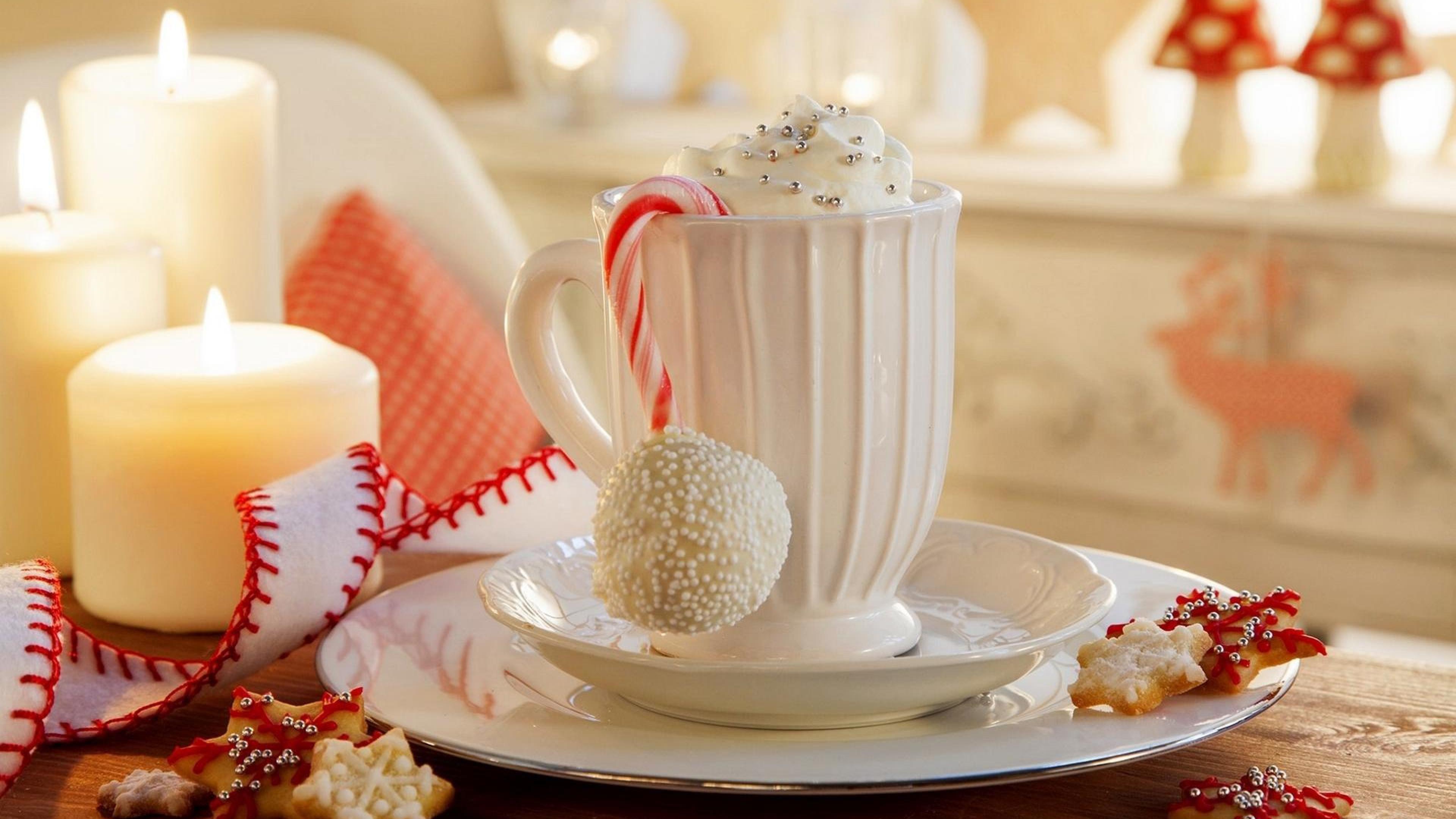 3840x2160 Christmas Hot Chocolate Wallpaper Christmas Hot Chocolate HD Wallpaper Free