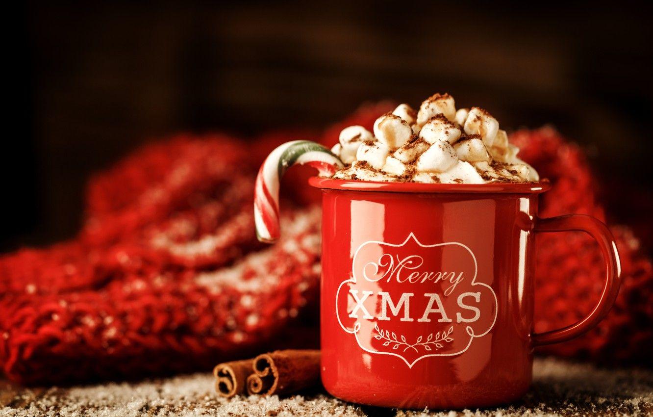 1332x850 Wallpaper decoration, New Year, Christmas, mug, Christmas, cup, New Year, decoration, xmas, Merry, hot chocolate, marshmallow, marshmallows image for desktop, section новый год