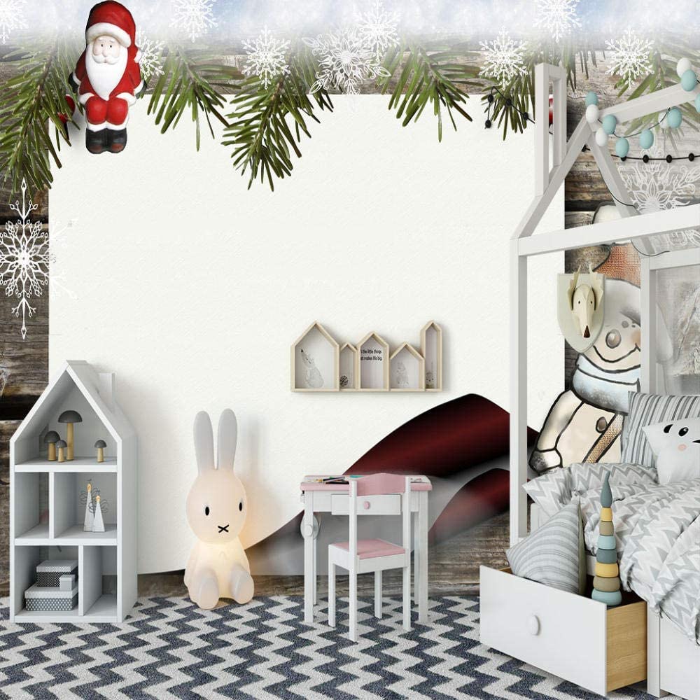1000x1000 Christmas 3D Wallpaper Custom Wall Mural Christmas Placard Removable Wallpaper Waterproof Self Adhesive Wallpaper Decorative Easy To Apply Home Decor 400X280cm (157X110inch)