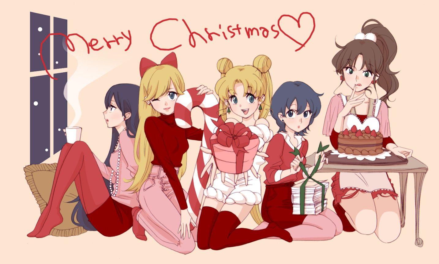 Sailor Moon Christmas Wallpapers Top Free Sailor Moon Christmas