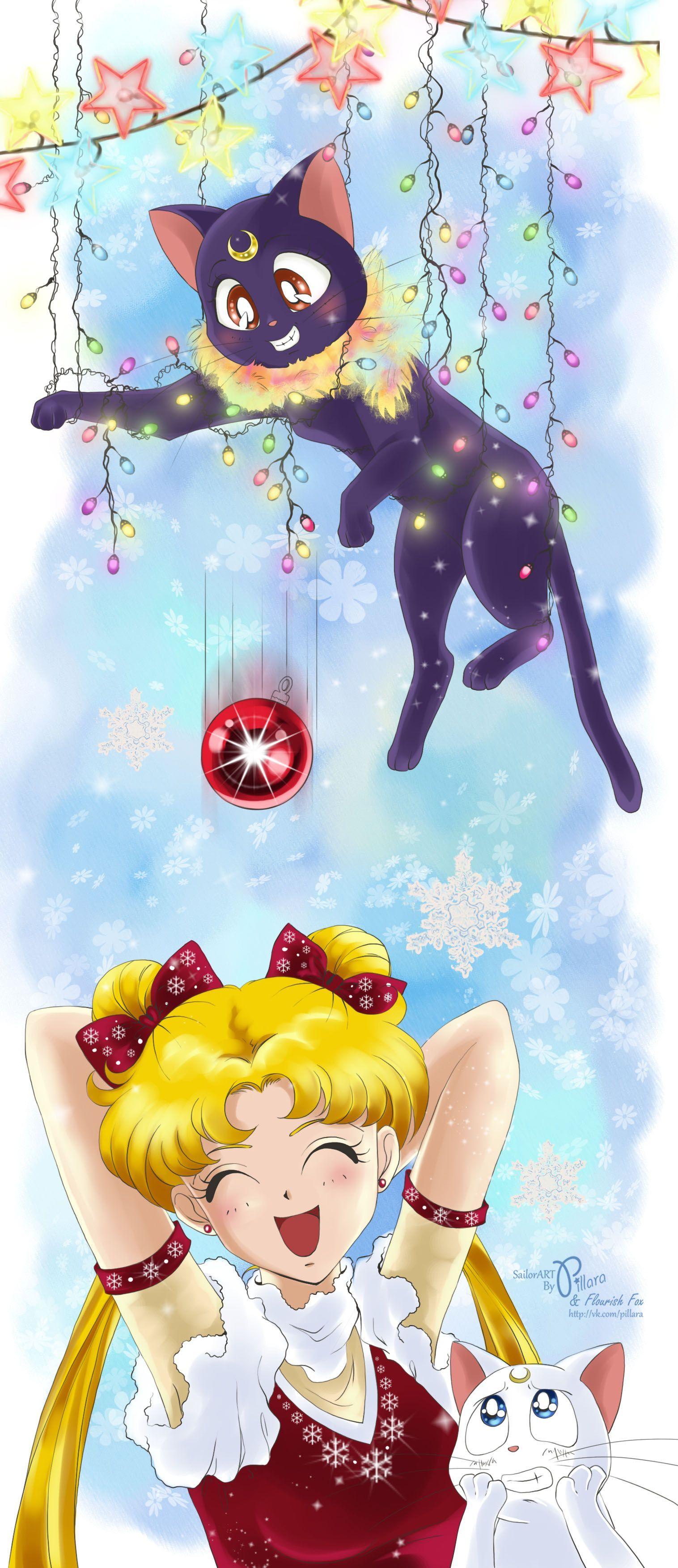 1516x3508 Sailor Moon Christmas. Sailor moon manga, Sailor moon crystal, Sailor moon fan art
