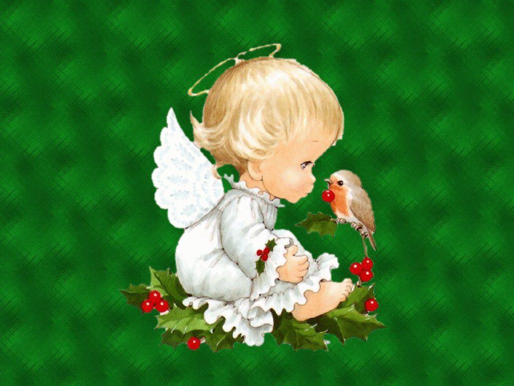 1024x768 Christmas Baby Angel Wallpaper 2 Normal Angel Baby HD Wallpaper