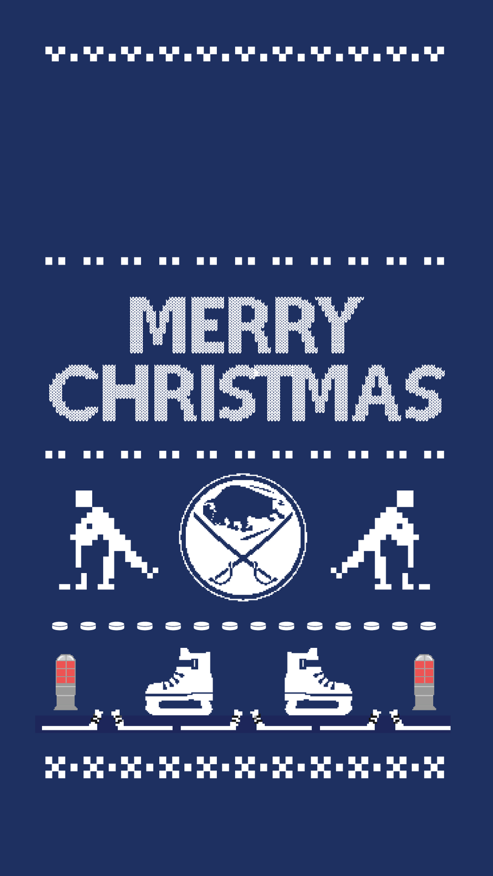 1000x1778 The 2015 NHL Christmas Sweater Wallpaper!