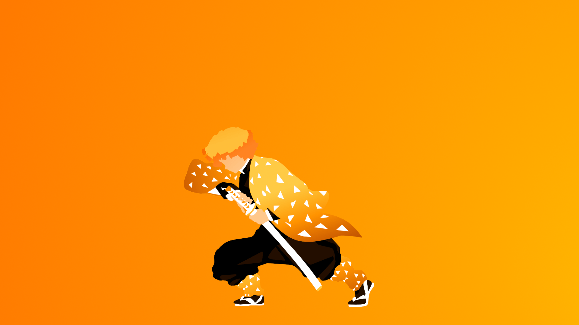 1920x1080 Kimetsu No Yaiba Minimalist Wallpaper