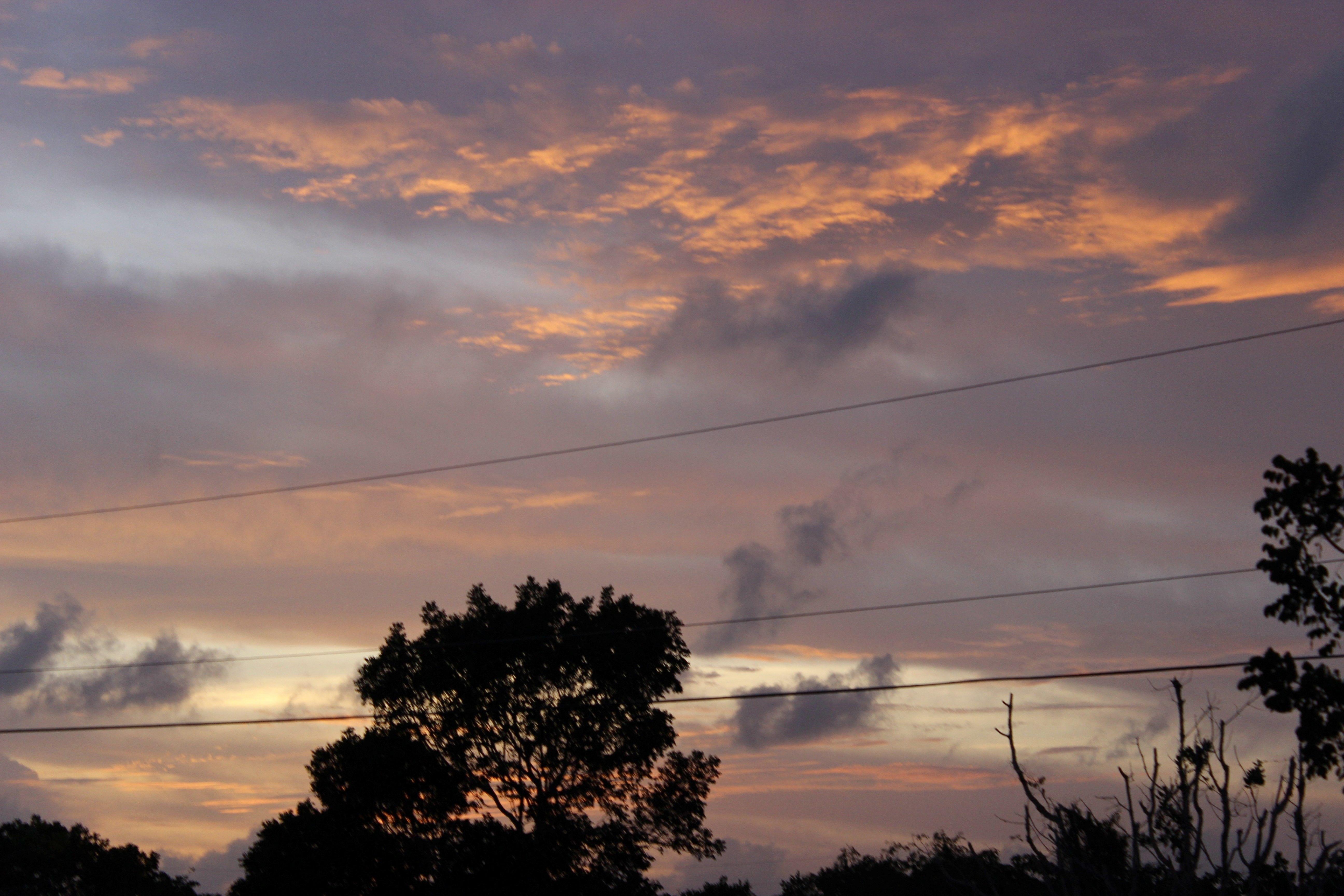 5184x3456 Sky Nite Clouds Skies Red Evenling Caribbean Evening Wallpaper