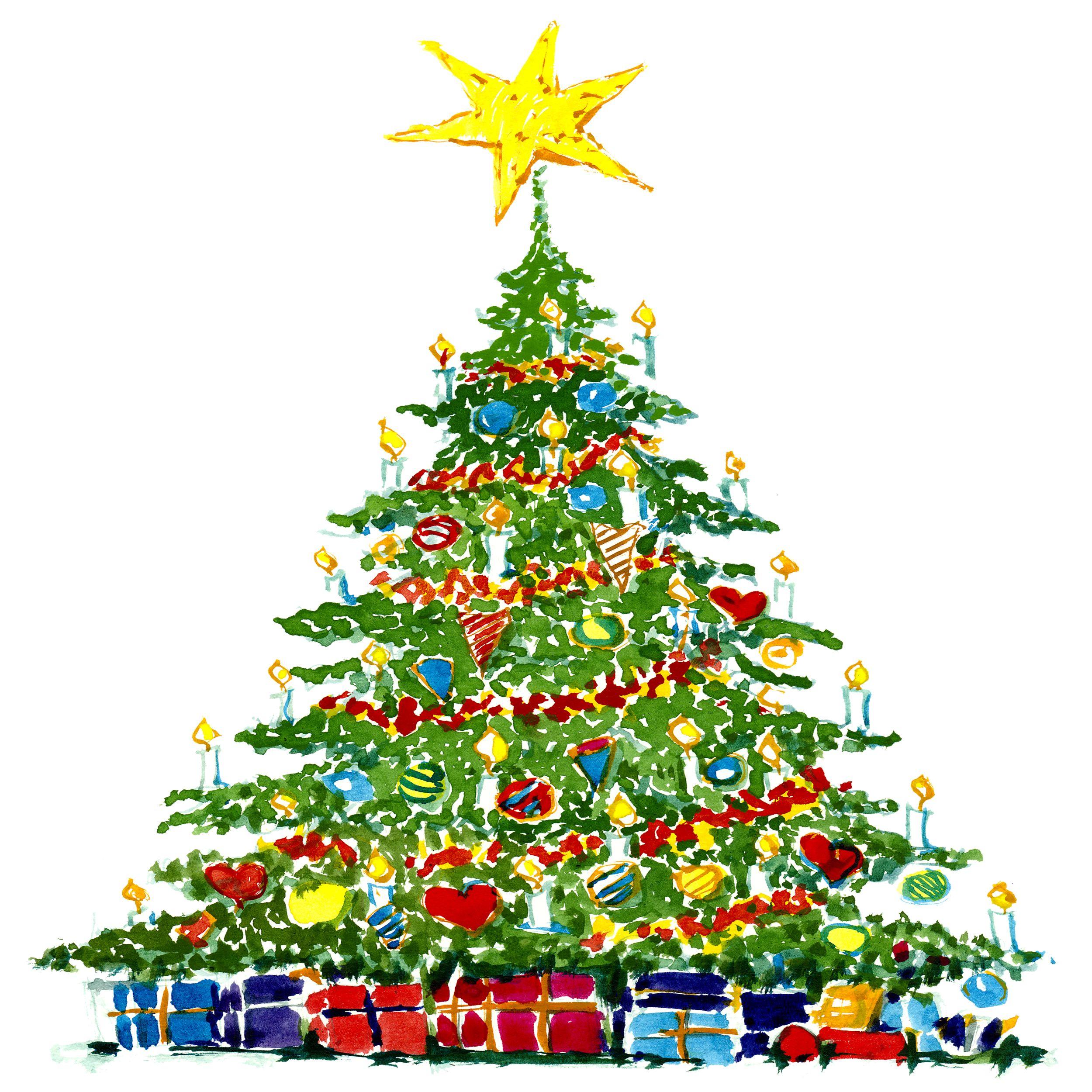 2500x2500 Free Christmas Tree Drawing S, Download Free Clip Art, Free Clip Art on Clipart Library