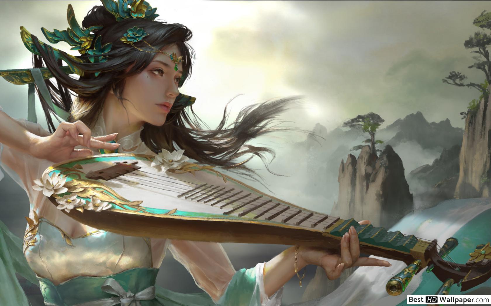 1680x1050 Chinese Musician HD wallpaper download