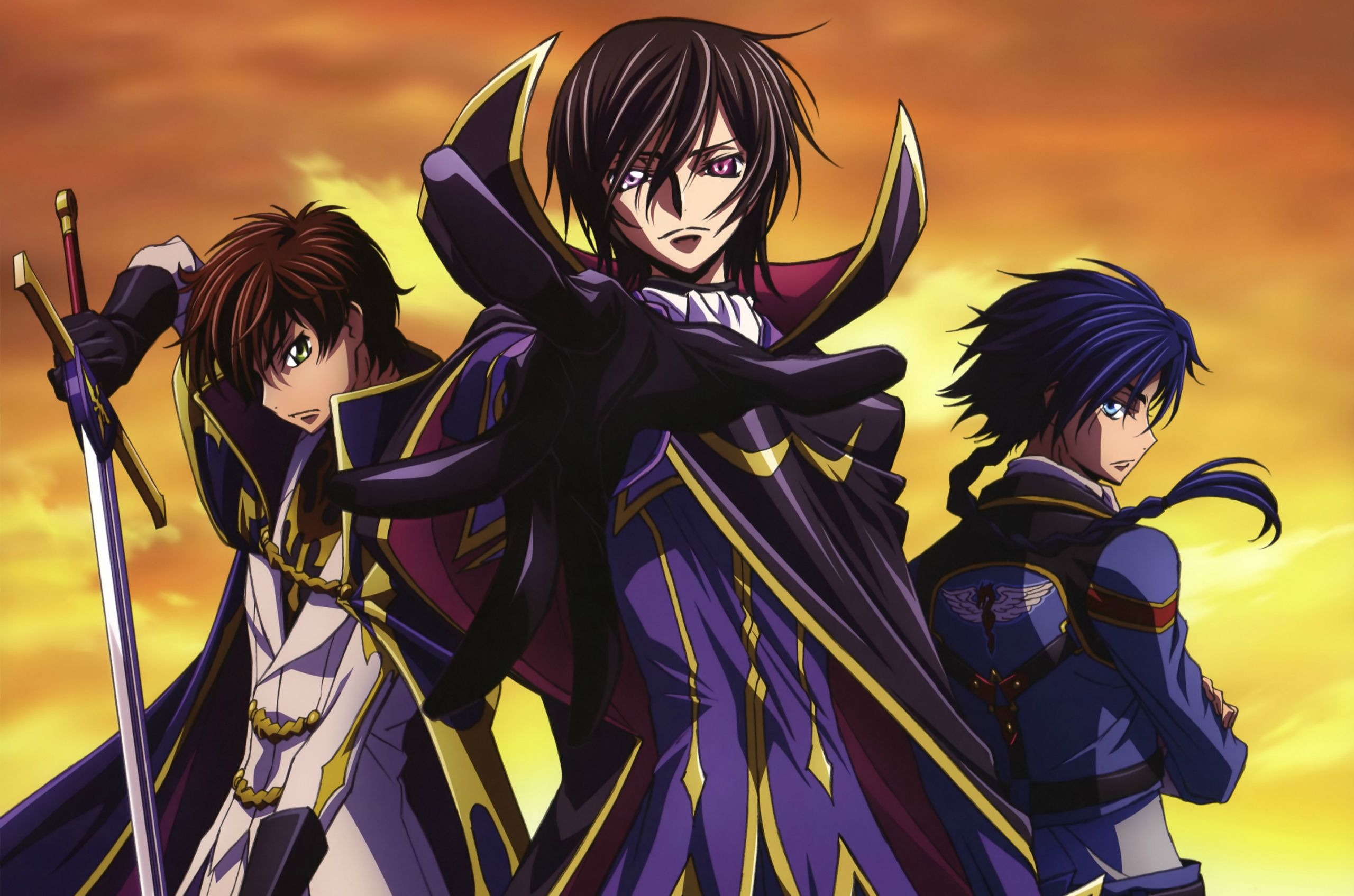 2560x1695 Wallpaper Akito the Exiled, Code Geass, military uniform, cloak, lelouche lamperouge, akito, gesture, form for mobile and desktop, section сёнэн, resolution 2560x1695
