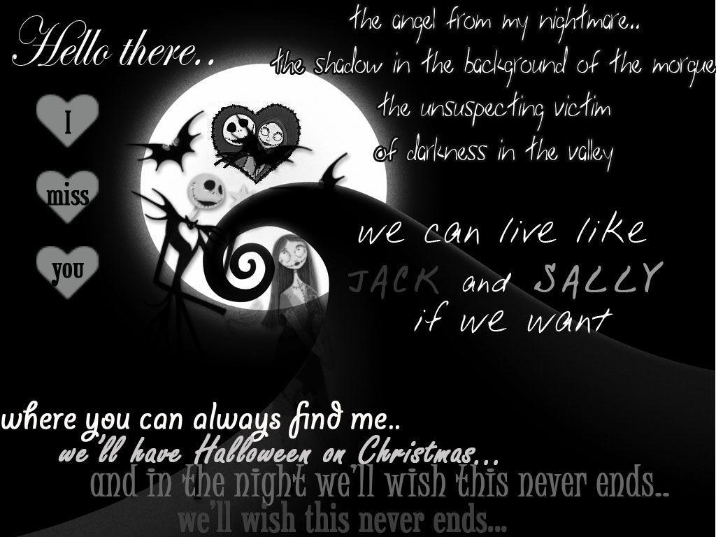 1024x768 Nightmare Before Christmas Live Wallpaper