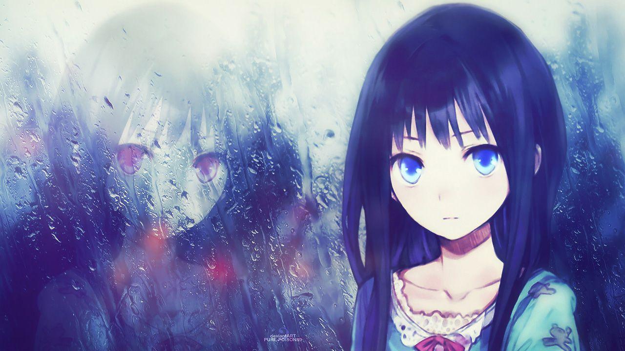 1280x720 Anime beautiful glass reflector Wallpaper HD. Manga