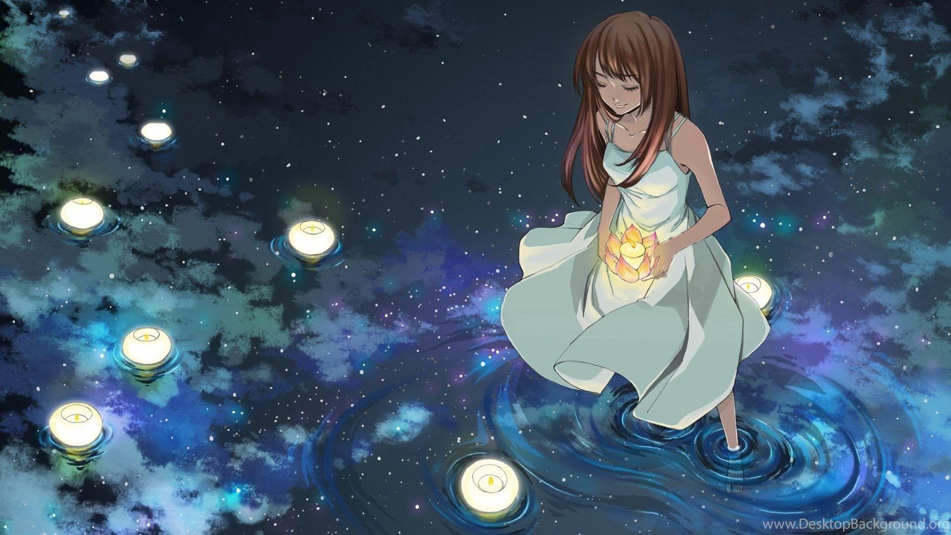 1920x1080 Firefly Summer Beautiful Anime Wallpaper Desktop Background