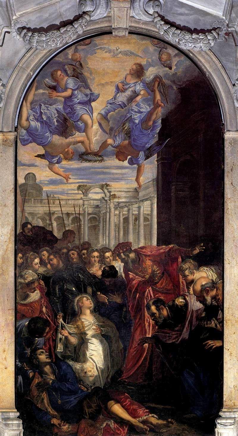 800x1466 Tintoretto Miracle of St Agnes. Renaissance art, Venetian art, Art
