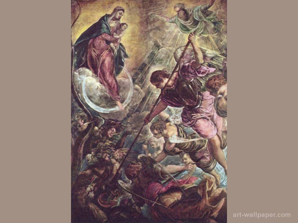 1024x768 St Michael Wallpaper
