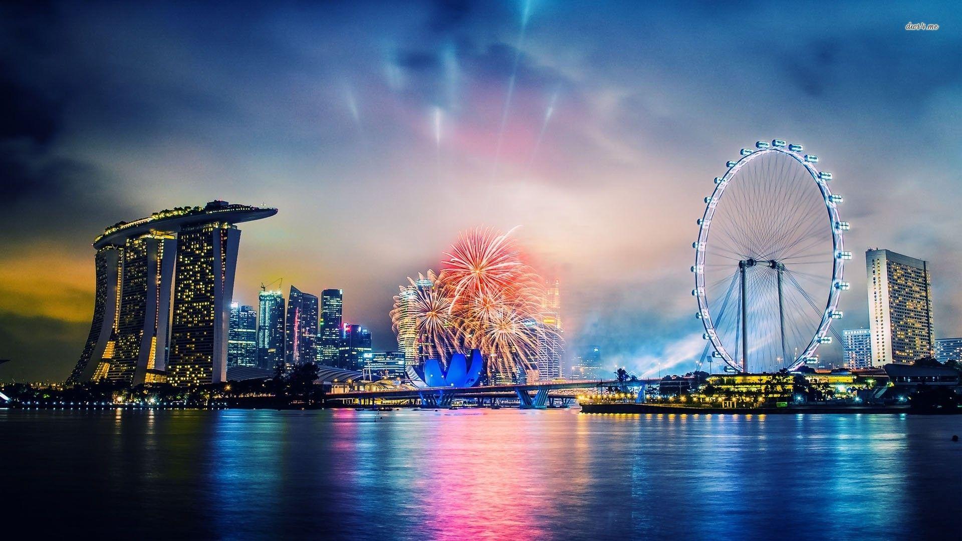 1920x1080 Fireworks over Singapore. #fireworks #singapore. About Singapore