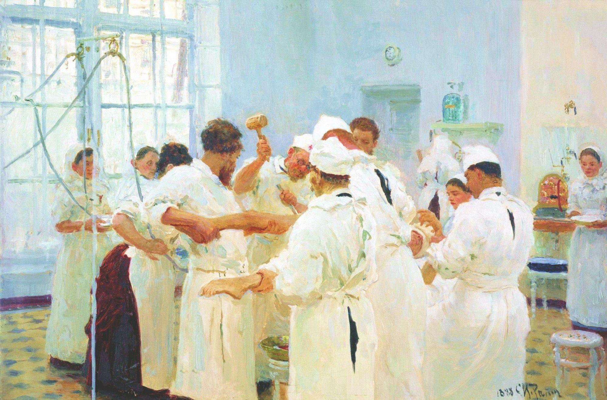 2000x1318 Ilya Repin Pavlov In The Operating Theatre 1888 E1269144399883