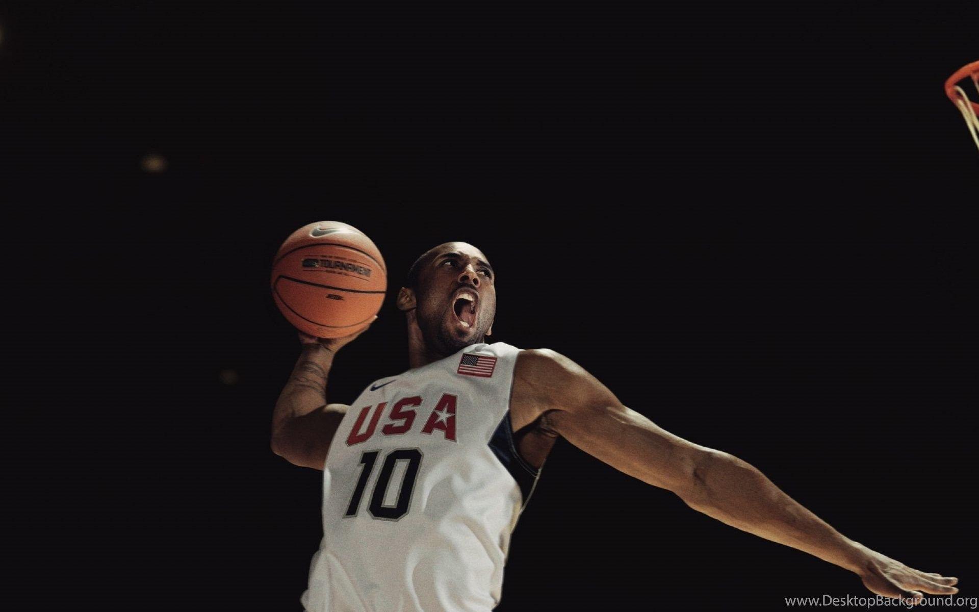 1920x1200 Download Wallpaper 3840x1200 Kobe Bryant, Basketball, Usa, Team. Desktop Background