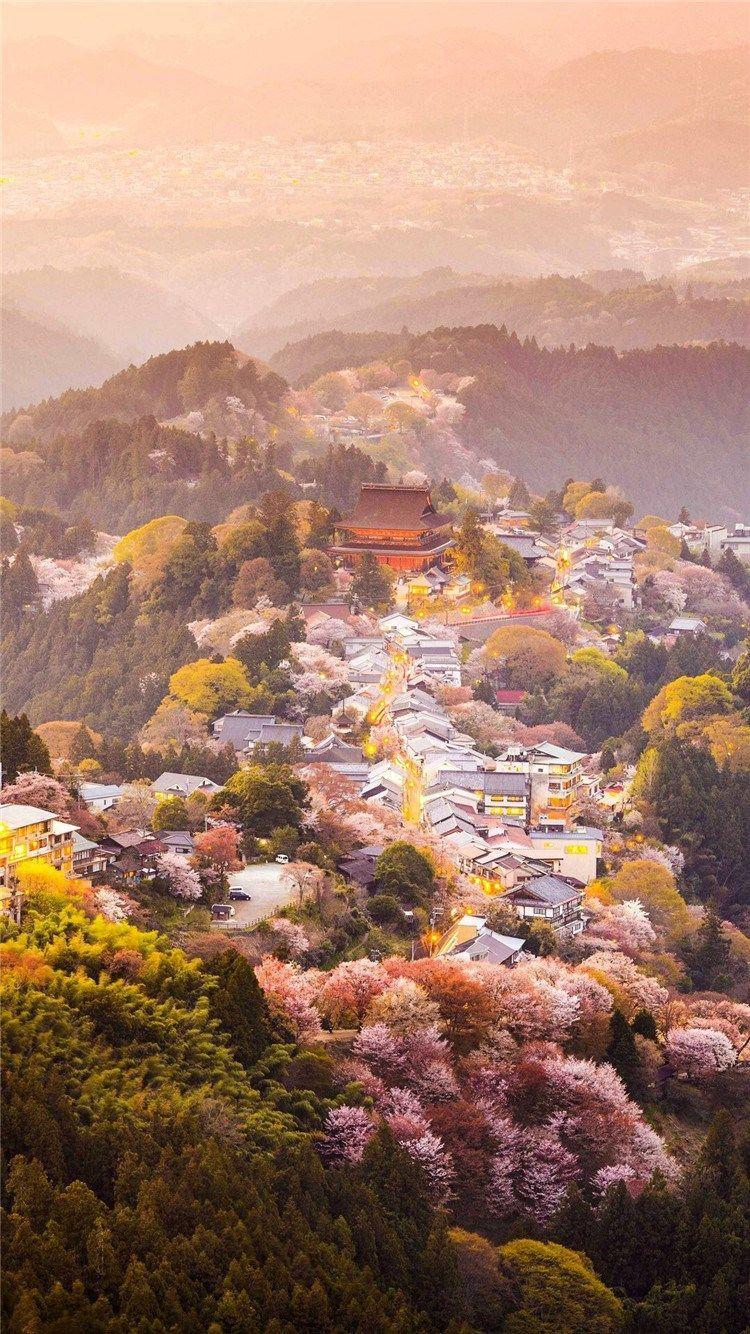 750x1334 Natural Mountains Trees Landscape #iPhone #plus #wallpaper. Beautiful places on earth, Beautiful places, Beautiful villages