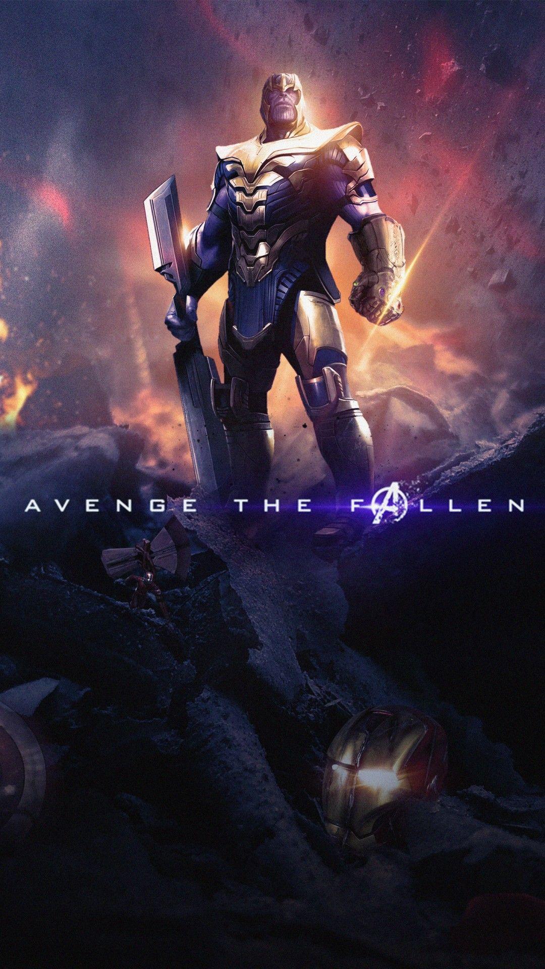 1080x1920 Thanos in Avengers Endgame 4K Wallpaper