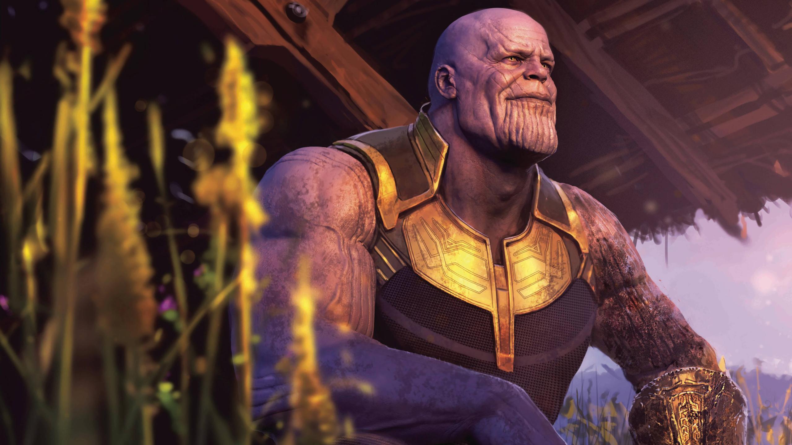 2560x1440 Avengers Thanos Wallpaper HD