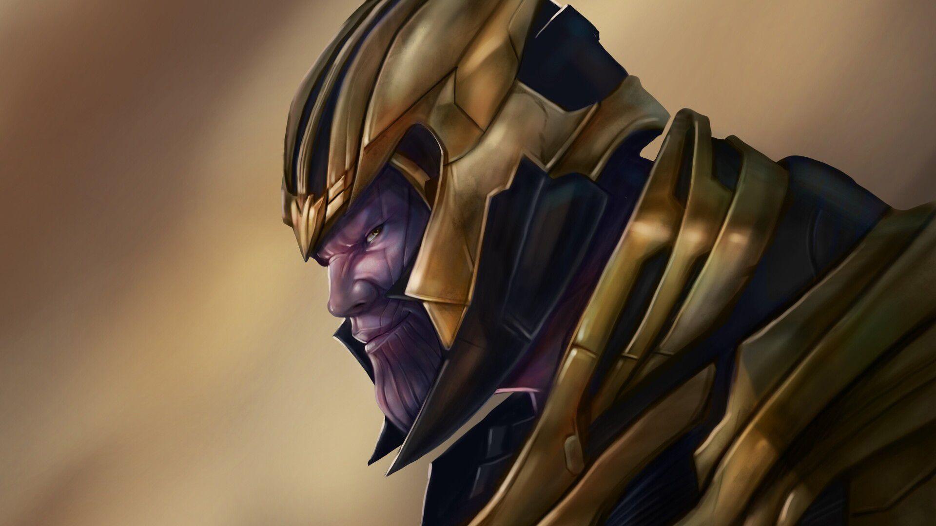 1920x1080 Thanos Avengers Endgame Art, HD Superheroes, 4k Wallpaper, Image, Background, Photo and Picture
