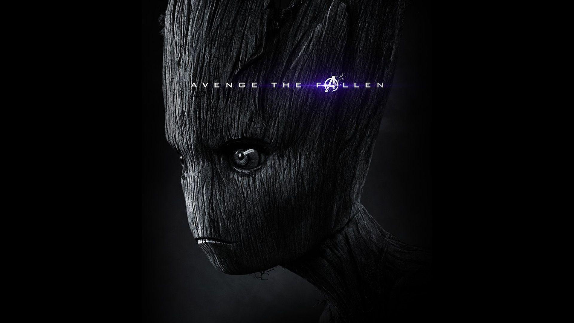 1920x1080 wallpaper for desktop, laptop. iamggroot avengers endgame marvel film poster art