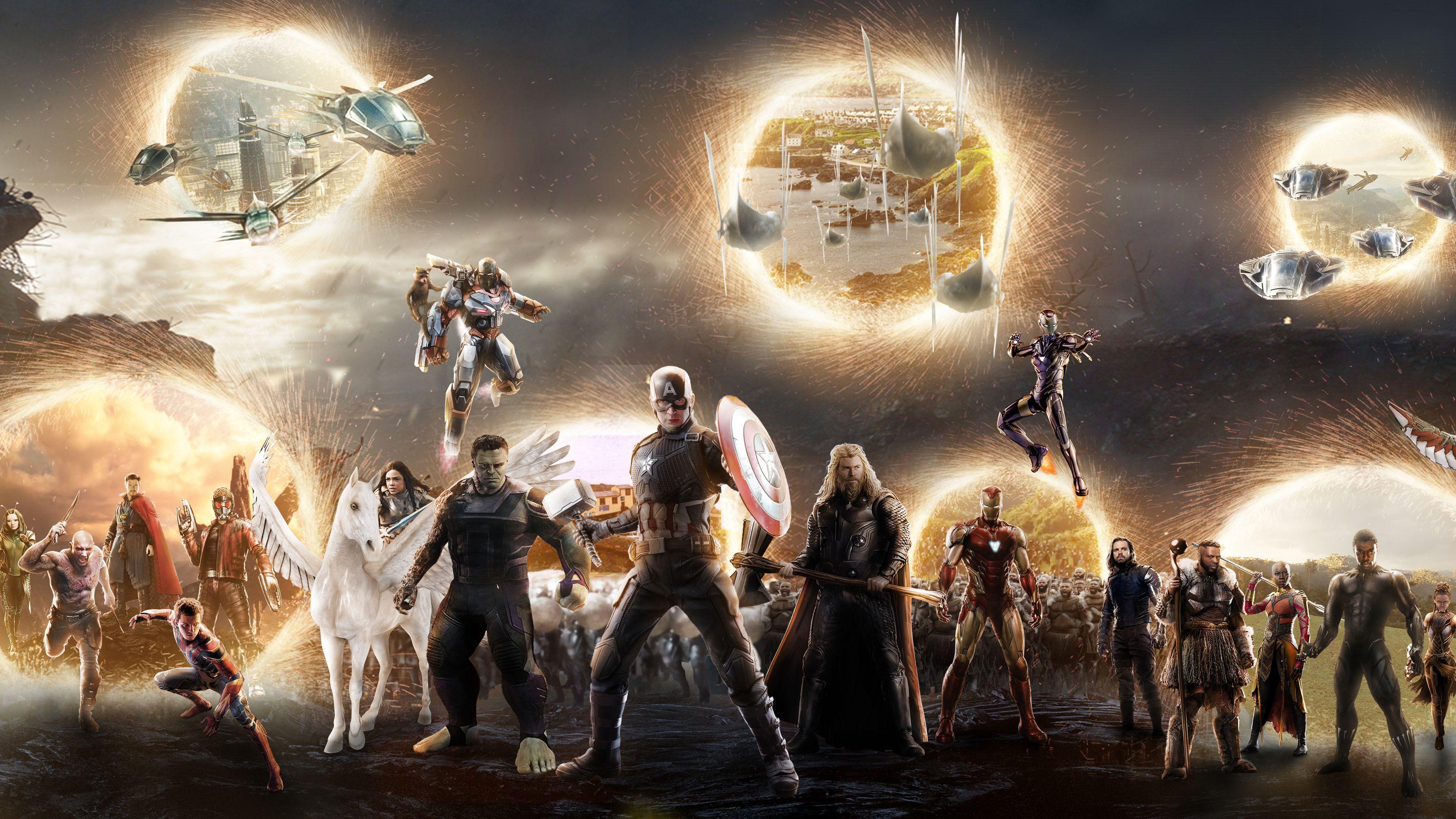 3840x2160 Wallpaper 4k Avengers Endgame Final Battle Scene Wallpaper