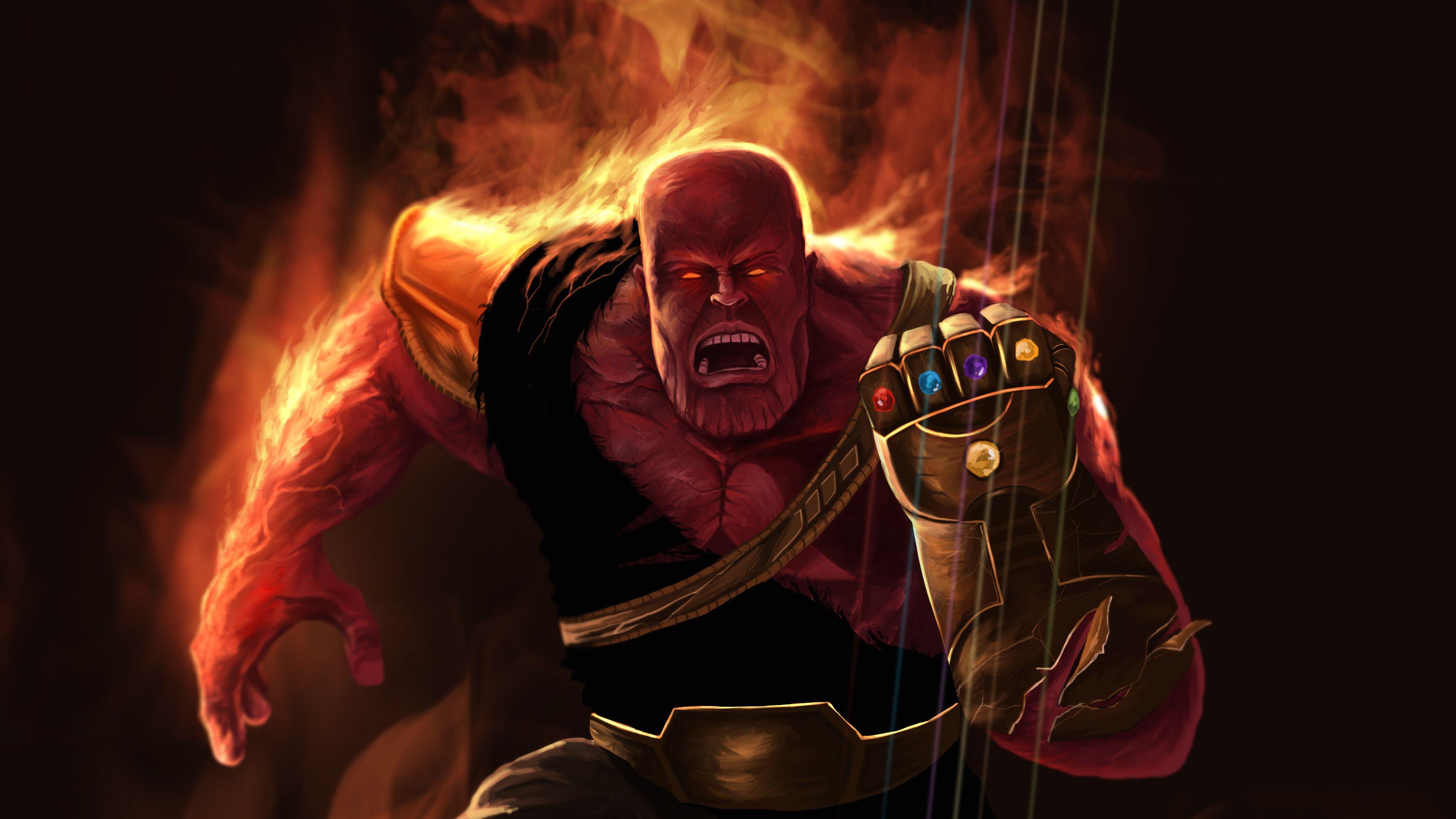 3507x1973 Avengers Endgame Thanos Infinity Gauntlet Wallpaper