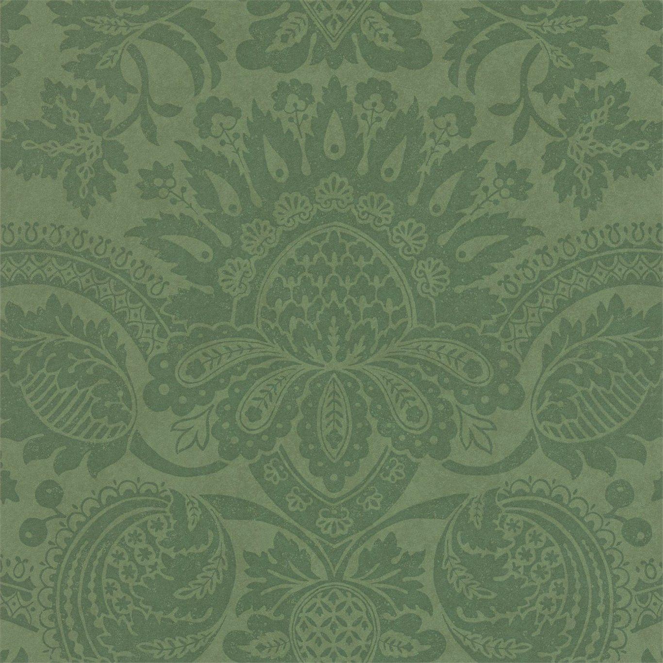 1366x1366 Pomegranate Damask Wallpaper