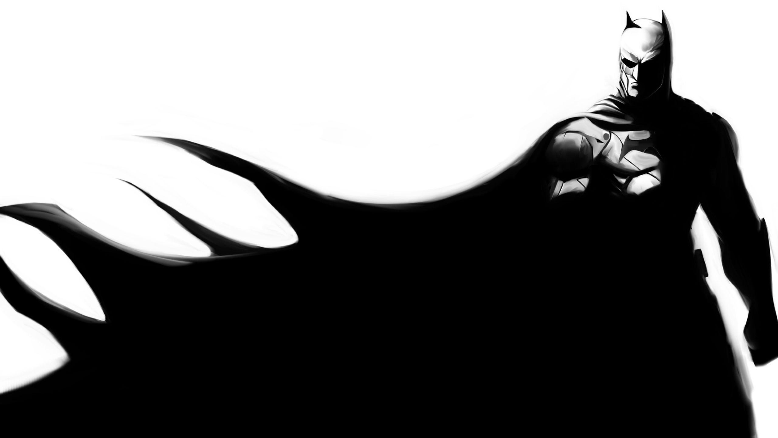 2560x1440 Download Wallpaper 2560x1440 Batman, Bruce wayne, Art, Black