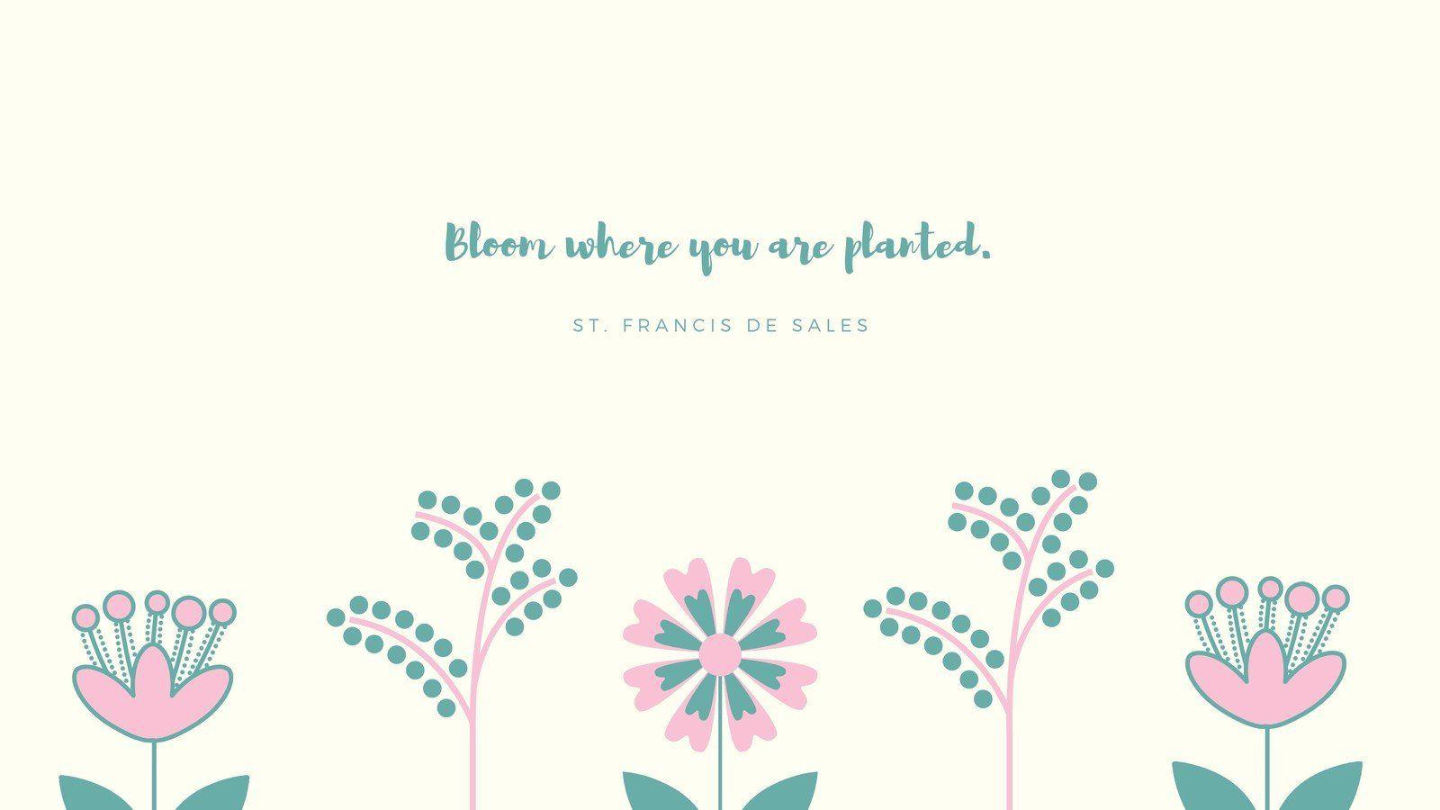 1600x900 Minimalist Floral Laptop Wallpaper