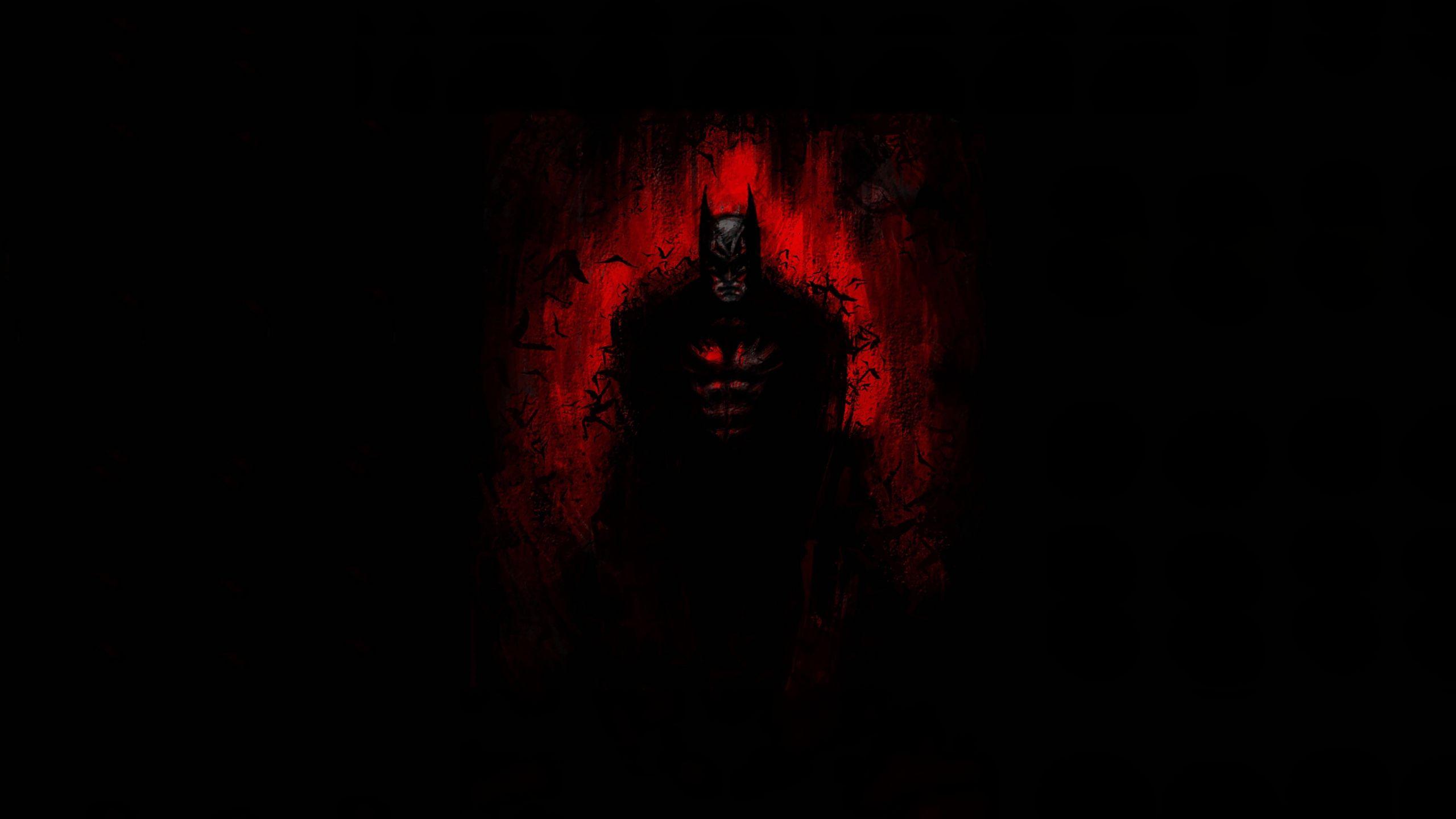 2560x1440 Download 2560x1440 wallpaper dark, artwork, batman, minimal, dc comics, dual wide, widescreen 16: widescreen, 2560x1440 HD image, background, 16486