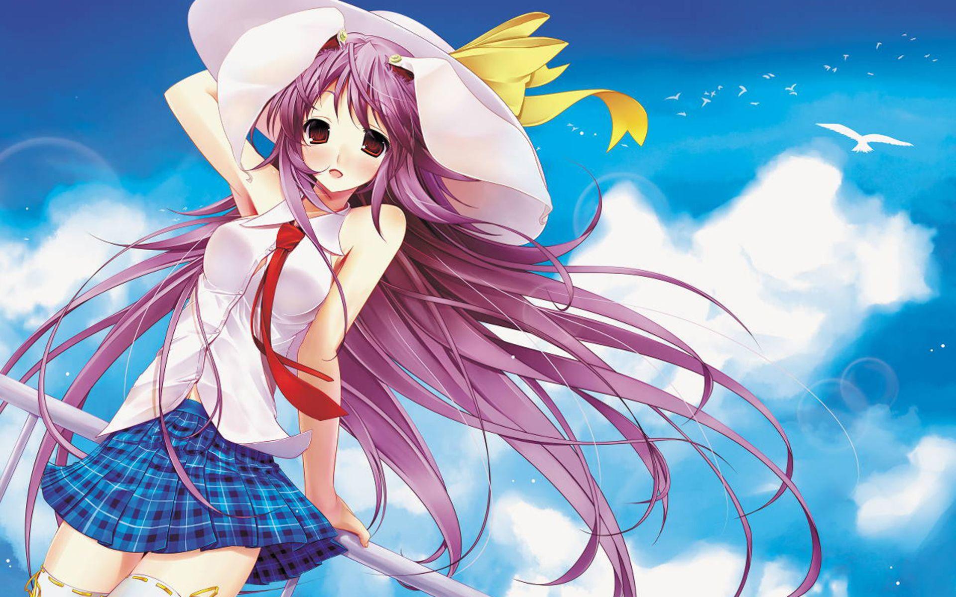 1920x1200 Beautiful Anime Girl HD Wallpaper