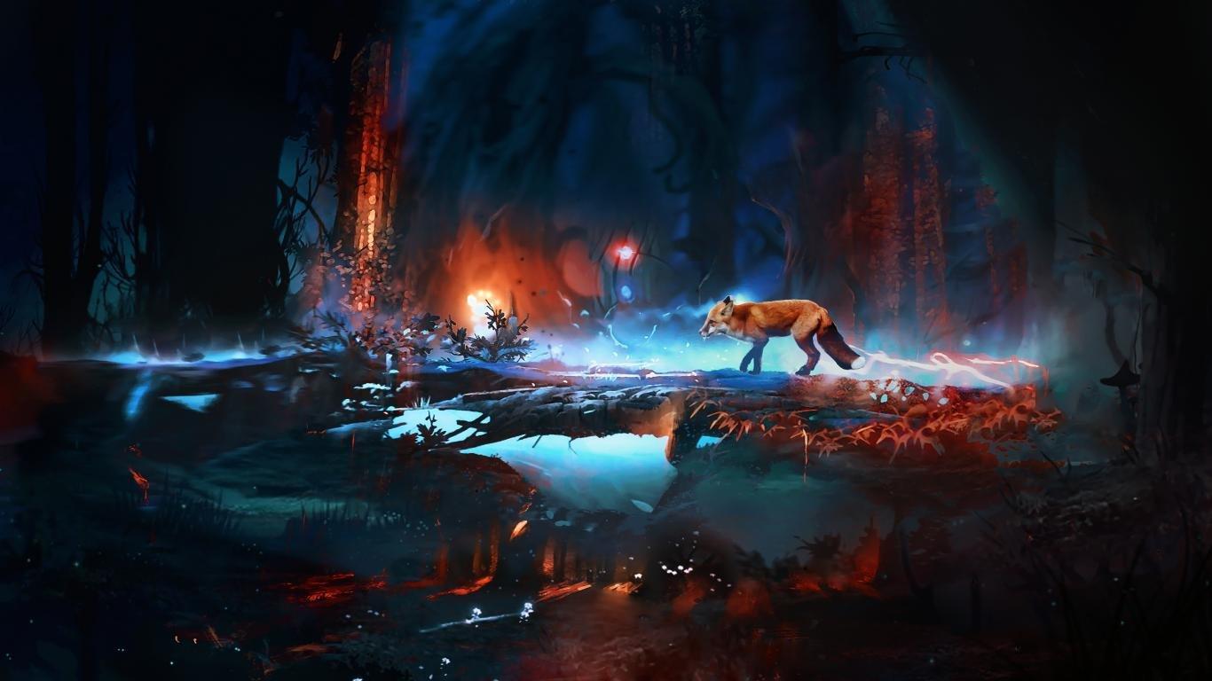 1366x768 Fox wallpaper 1366x768 (laptop) desktop background