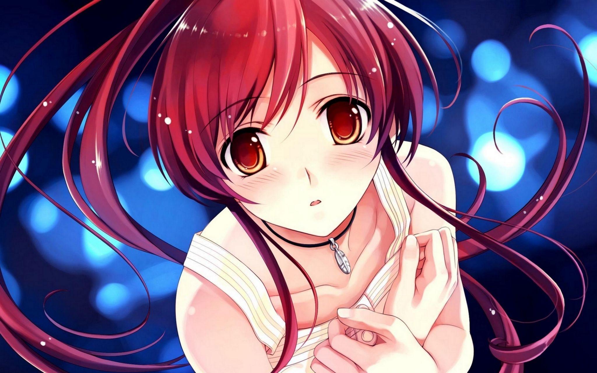 2048x1280 anime girl beautiful picture for wallpaper
