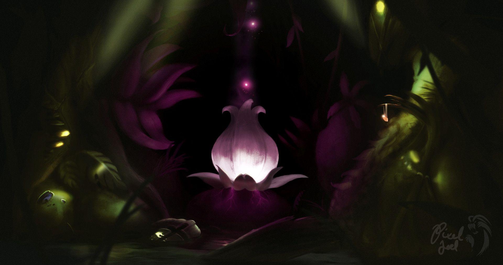 1920x1013 Plantera bloom living wallpaper, Joel Koutonen