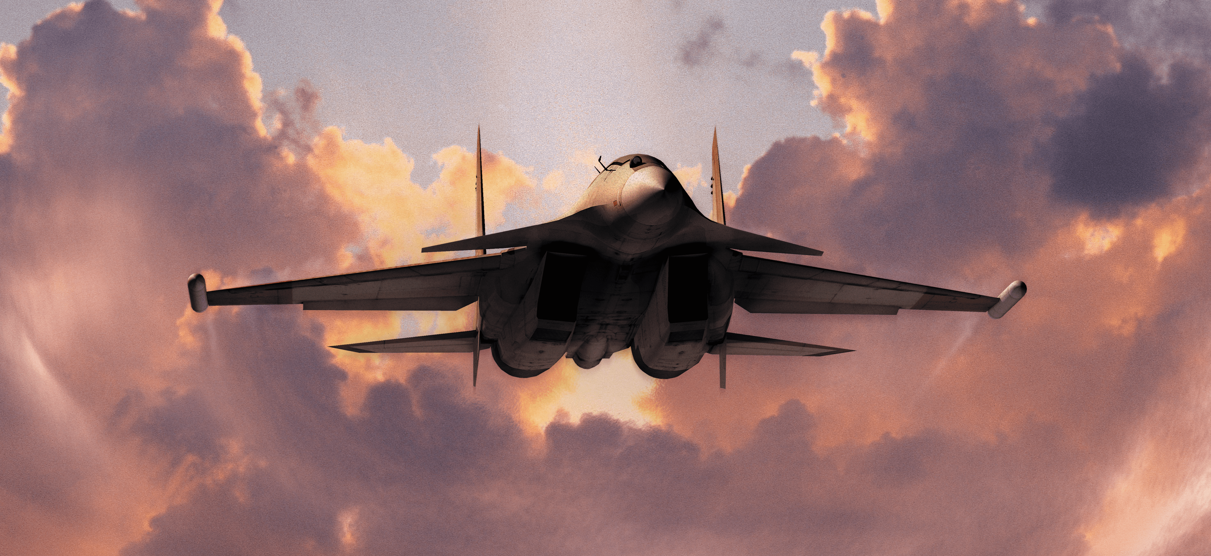 4096x1881 Su 37 Super Flanker Widescreen Official Wallpaper