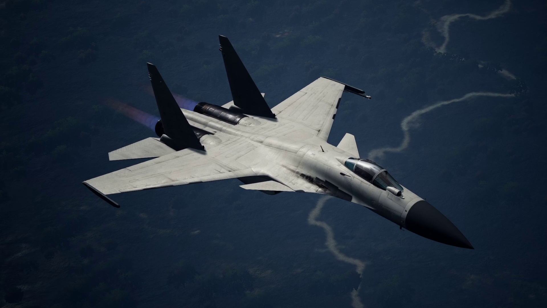 1920x1080 Su 37 Solid White + Base Texture + Decals Sheet Addon Combat 7: Skies Unknown