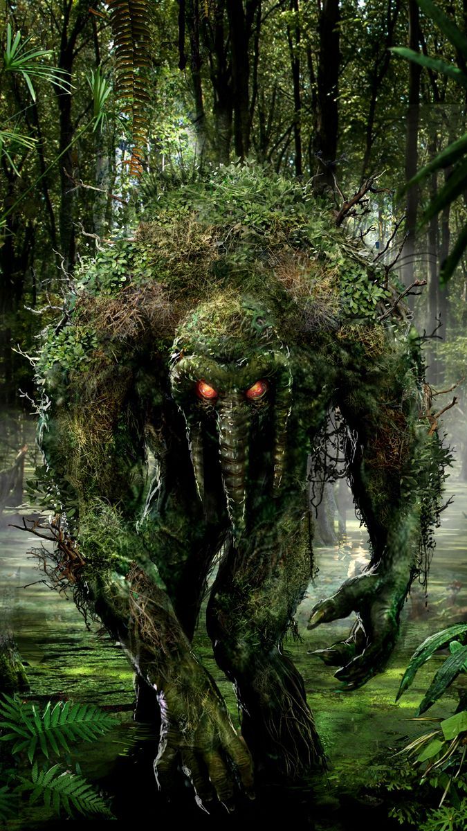 675x1200 Man Thing Wallpaper