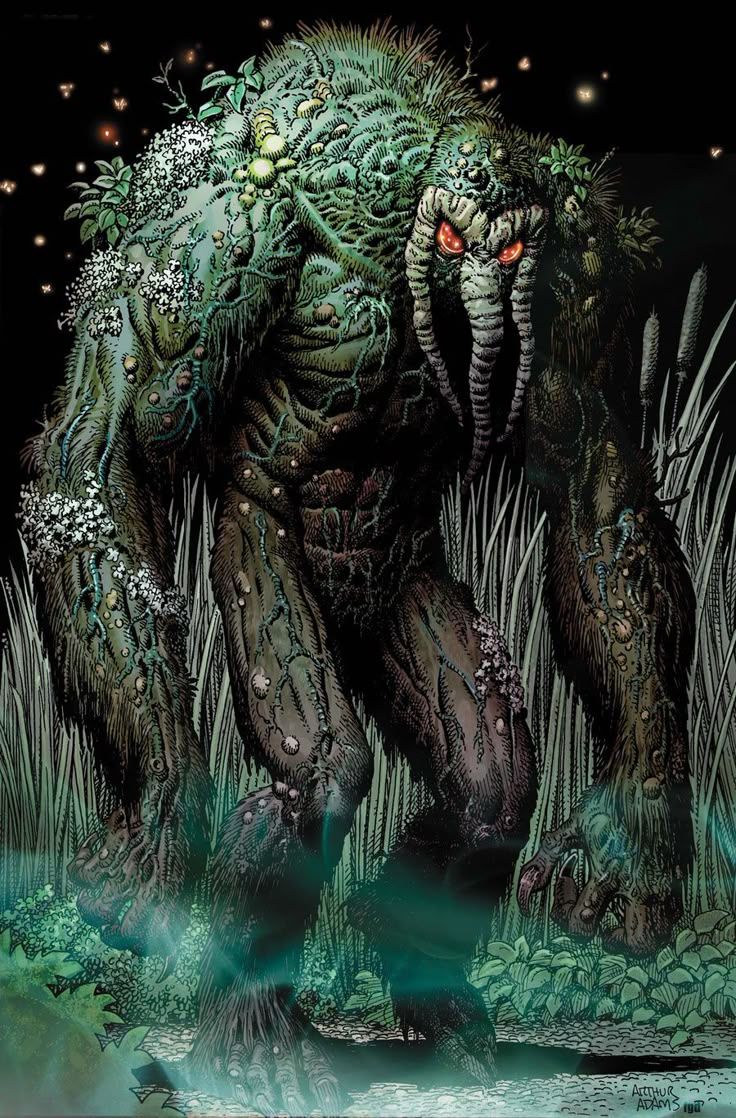 736x1118 Man Thing By Arthur Adams