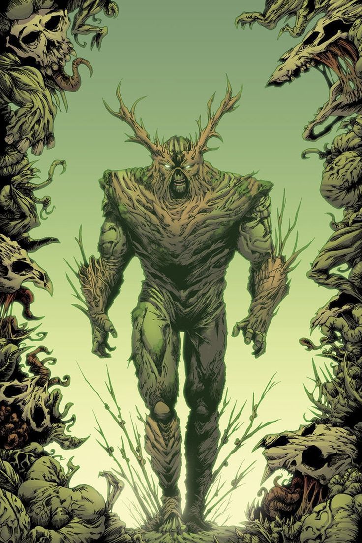 736x1104 Swamp Thing. Comic Book. Swamp thing character design, Swamp thing wings, Green man monster