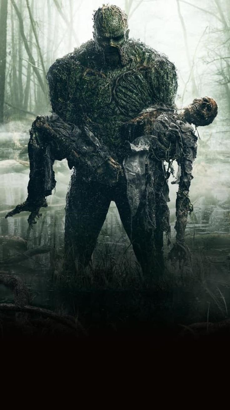 736x1309 Swamp Thing Phone Wallpaper