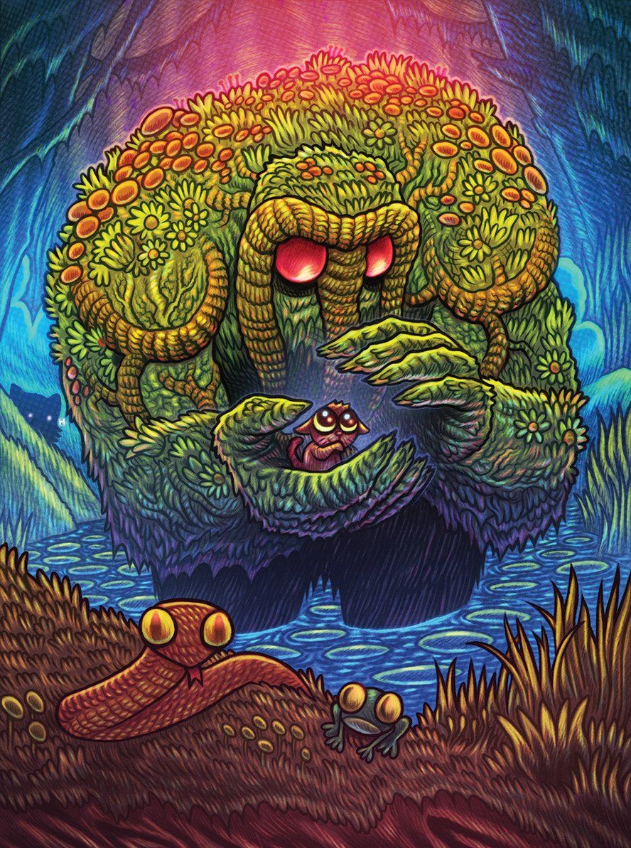 888x1193 Man Thing For A Sept MTG / Secret Lair Card Drop