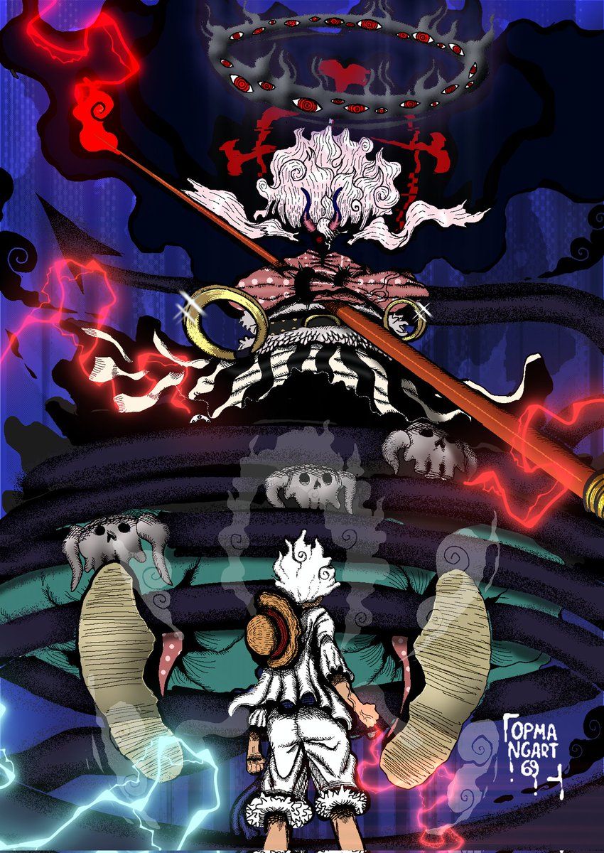 850x1200 IMU X LUFFY #ONEPIECE #ONEPIECEFANART