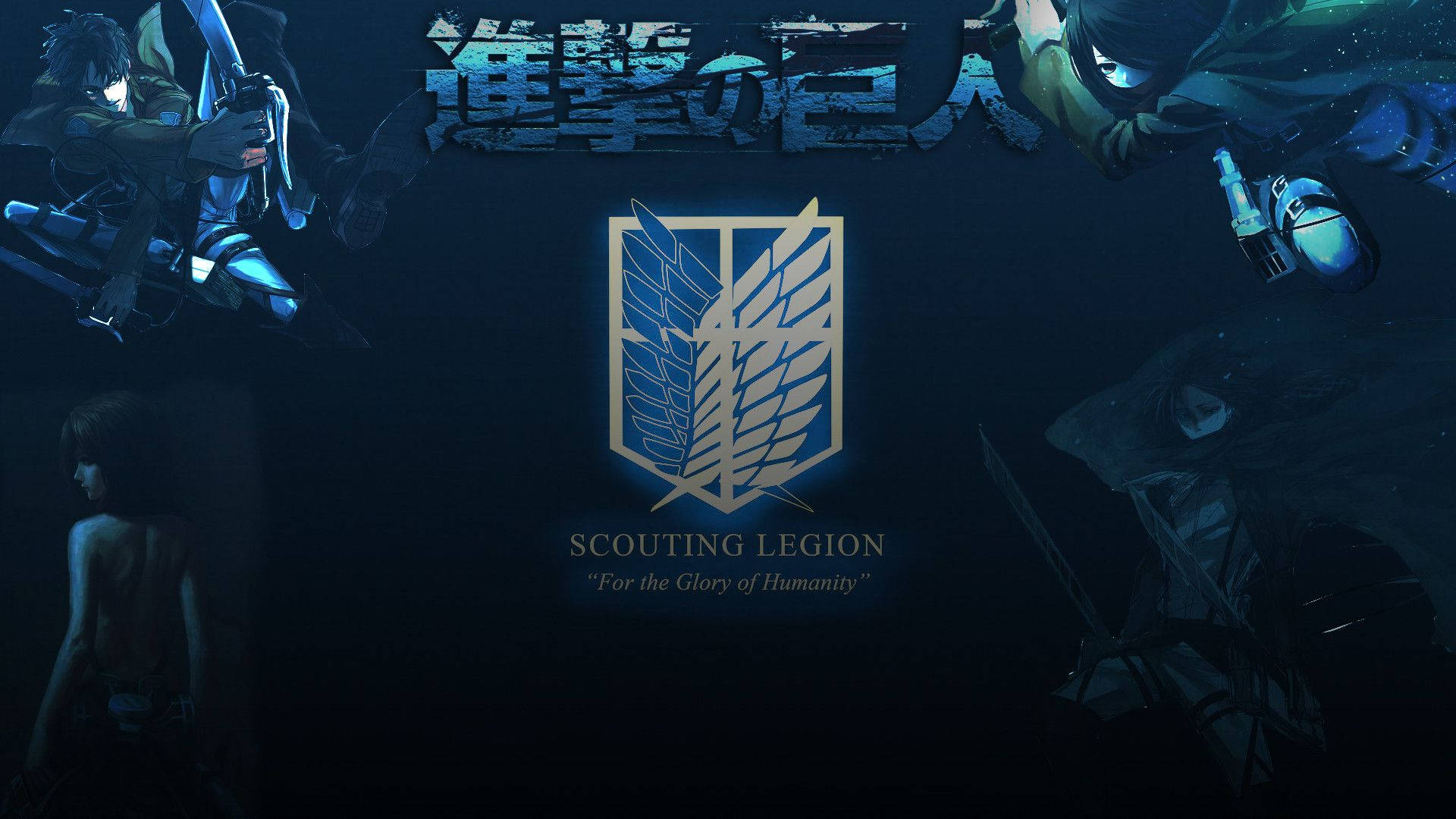 1920x1080 Download free Scouting Legion Attack On Titan Logo Wallpaper