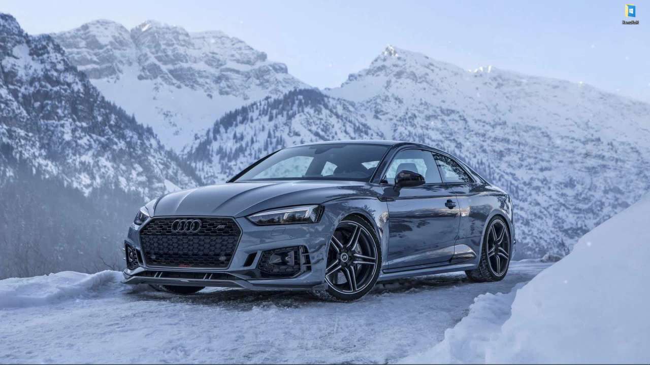1280x720 Audi Snow Wallpaper