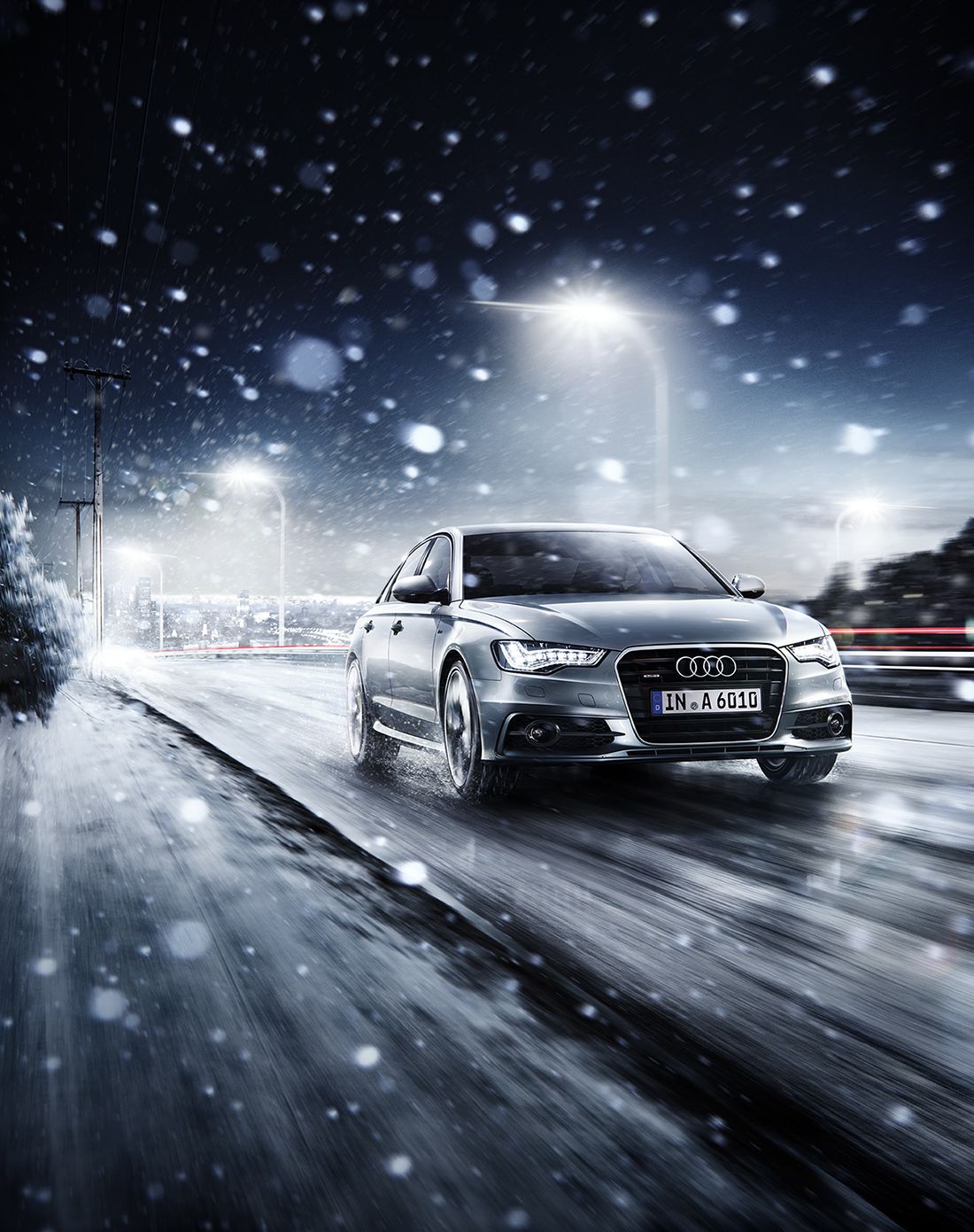 1100x1391 Audi winter - Behance